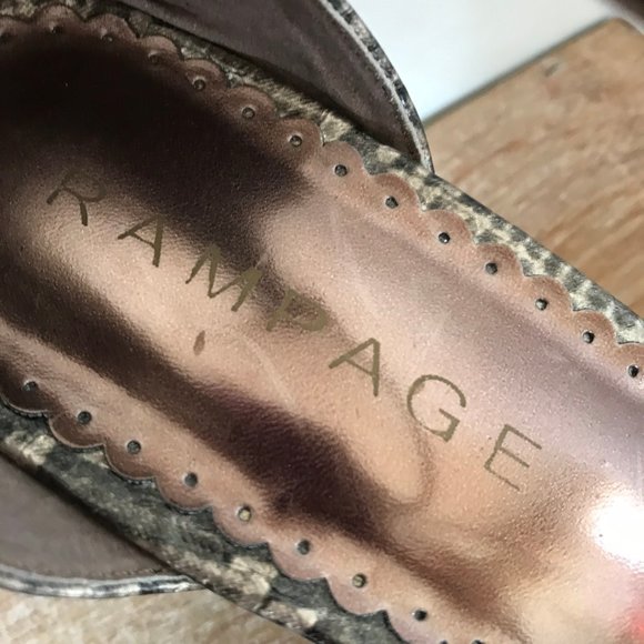 Rampage Phyron Snakeskin Heels - Picture 5 of 7